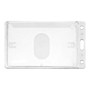 Advantus ID Badge Holders, Clear, 25/Box (76076)