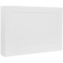 JAM Paper® Blank Flat Note Cards, 4Bar A1 Size, 3 1/2 x 4 7/8, White Panel, 50/Pack (175965i)