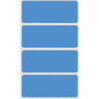 See-Thru Full Color Label Protectors, Blue, 250/Roll (32801)