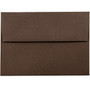 JAM Paper® Blank Greeting Cards Set, A7 Size, 5.25 x 7.25, Chocolate Brown Recycled, 25/Pack (304624596)