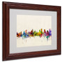 Trademark Fine Art 'Ottawa, Canada' 11" x 14" Wood Frame Art (65dcc10e17a032fd25514f6c_ud)