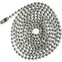 Advantus 75417 ID Badge Holder Chains, Nickel Plated, 100/Pack (65dcc120cf0599e8fd43a781_ud)