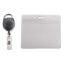 Advantus Resealable Id Badge Holder, Cord Reel, Horizontal, 3 3/4 X 2 5/8, Clear, 10/pack (65dcc135cf0599e8fd43a7ab_ud)