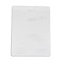 IDville Vertical Event Badge Holders with Slot, Clear, 50/Pack (134522931)