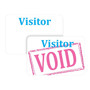 C-Line Time's Up! Self-Expiring Visitor Badges, 100/Box (97005)