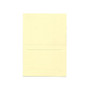 JAM Paper® Blank Foldover Cards, 4Bar A1 Size, 3 1/2 x 4 7/8, Strathmore Ivory Wove Panel, 25/Pack (37806087)