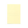 JAM Paper® Blank Foldover Cards, A6 Size, 4 5/8 x 6 1/4, Ivory Panel, 25/Pack (309932C)
