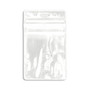 IDville Vertical Sealable Badge Holders, White, 50/Pack (1347026WT31)