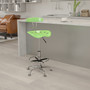 Flash Furniture Vibrant Drafting Stools With Tractor Seat (LF215CHYTOMATO)