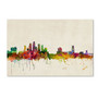 Trademark Fine Art 'Tampa, Florida' 30" x 47" Canvas Art (65dcc27f17a032fd2551542c_ud)
