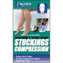 Bilt-Rite Mutual, Women's Knee High Stockings, 15 - 20 mmHg Natural, 2 pack (10-70000-2X-2)