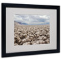 Trademark Fine Art 'Devil's Golf Course' 16" x 20" Black Frame Art (65dcc386e0870eb6e1382899_ud)