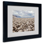 Trademark Fine Art 'Devil's Golf Course' 11" x 14" Black Frame Art (65dcc3a5e0870eb6e13828db_ud)
