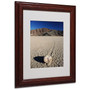 Trademark Fine Art 'Race Track' 11" x 14" Wood Frame Art (65dcc3e2e0870eb6e1382971_ud)