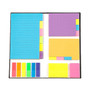 Better Office Notes Combo Pack, Assorted Colors, 400 Sheet/Pad, 5 Pads/Pack (66500)