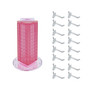Azar Displays 12" x 4" Pegboard 4-Sided Revolving Counter Display, Pink, Each (700220-PNK-2C16)