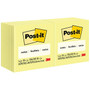 Post-it Notes, 3" x 3", Canary Yellow, 100 Sheets/Pad, 12 Pads/Pack (65dcc4b408cd694ebfde506b_ud)