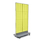Azar Displays 32" x 60" Pegboard Floor Stand Yellow (65dcc5f0c94d75169dbe850d_ud)