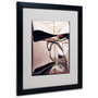 Trademark Fine Art 'White Wrap With Twine' 16" x 20" Black Frame Art (65dcc5f0e0870eb6e1382f9b_ud)