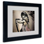 Trademark Fine Art 'Elbow Up Pop' 11" x 14" Black Frame Art (65dcc61ae0870eb6e1383009_ud)