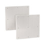 Azar 24" x 24" Pegboard Wall Panel, White, 2/Pack (772424-WHT-2PK)