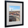 Trademark Fine Art 'Washington DC' 16" x 20" Black Frame Art (65dcc6bce0870eb6e138322f_ud)