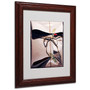 Trademark Fine Art 'White Wrap With Twine' 11" x 14" Wood Frame Art (65dcc6e6e0870eb6e138329d_ud)