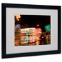 Trademark Fine Art 'Nathan's Women Crossing' 16" x 20" Black Frame Art (65dcc795e0870eb6e13834dd_ud)