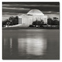 Trademark Global Gregory Ohanlon "Jefferson Memorial- Night" Canvas Art, 18" x 18" (65dcc806e0870eb6e1383645_ud)