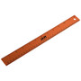 JAM Paper Stainless Steel 12" Ruler, Orange, 12/Pack (347M12ORB)