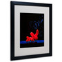 Trademark Fine Art 'Balloon Elephant' 16" x 20", Black Frame Art (65dcc90be0870eb6e13839d1_ud)