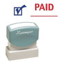 Xstamper® 2-Color Title Stamps, "PAID" (65dcc9bec72e9a8b0c2dcd7b_ud)