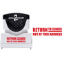 Accu-Stamp 2 Pre-Inked Stamp, "Return to Sender Not at This Address", Red Ink (035632)