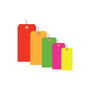 6 1/4" x 3 1/8" - Staples Fluorescent Yellow 13 Pt. Shipping Tag - Pre-Wired, 1000/Pack (65dcd378e74359cde4f63a0d_ud)