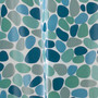 InterDesign® 72" x 72" River Rockz EVA Vinyl Shower Curtain, Blue/Green (65dceaf2e8837636b119eb90_ud)