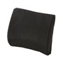 DMI® 14" x 13" Foam Standard Lumbar Cushion, Leatherette Cover, Black (65dceec2e8837636b119f0db_ud)