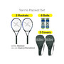 Xcello Sports 2-Player Aluminum Tennis Racket Set, Multicolor (XS-T-RS-27)