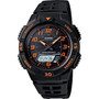 Casio Men's Analog/Digital Tough Solar Sports Chronograph Wrist Watch, Black (AQS800W1B2V)