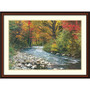 Amanti Art "Forest Creek (i)" Framed Art Print, 32"H x 43"W (65dcf183e8837636b119fe80_ud)