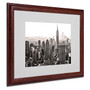 CATeyes 'Manhattan' Matted Framed Art - 16x20 Inches - Wood Frame (65dcf189e8837636b119fedb_ud)