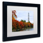 Trademark CATeyes "Tidal Basin Autumn 3" Art, White Matte W/Black Frame, 11" x 14" (65dcf194e8837636b119ff4e_ud)