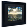 Trademark David Ayash "Tel Aviv - Israel-IV" Art, Black Matte With Black Frame, 11" x 14" (65dcf1b2e8837636b11a00ac_ud)