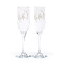 Hortense B. Hewitt Ethereal Floral 6oz Flutes, Set of 2 (55133ST)
