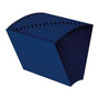 Smead Paper Stock Accordion File, Alphabetic Index, Letter Size, 21-Pocket, Navy (70720)