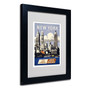 Trademark Fine Art 'Trav NY Aer Lingus' 11" x 14" Black Frame Art (65dcf256e8837636b11a0897_ud)