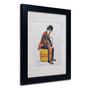 Trademark Fine Art 'Chaplin' 11" x 14" Black Frame Art (65dcf256e8837636b11a0898_ud)