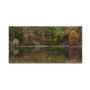 Trademark Fine Art Kurt Shaffer 'October on the Pond' 10" x 19" Canvas Stretched (886511965324)