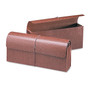 Smead Classic Expanding Wallet, 3-1/2" Expansion, Flap & Elastic Cord Closure, 12" W x 5" H, Redrope 10/Box (71350)