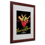 Vlan du Berni' Matted Framed Art - 16x20 Inches - Wood Frame (65dcf271e8837636b11a09be_ud)
