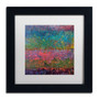 Trademark Fine Art Michelle Calkins 'Wildflowers' 11" x 11" Matted Framed Art Print (190836070190)